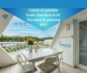 Calme et Plage Terrasse Parking Chambre